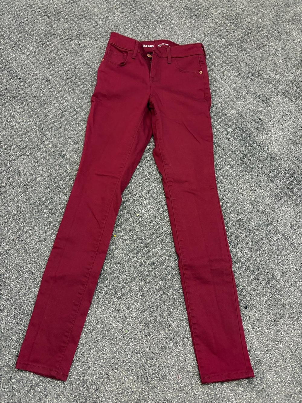 Old Navy Women’s Skinny Jeans - Wine Red